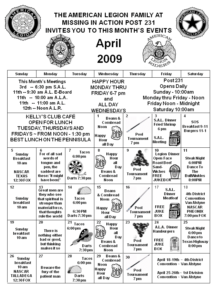 calendar