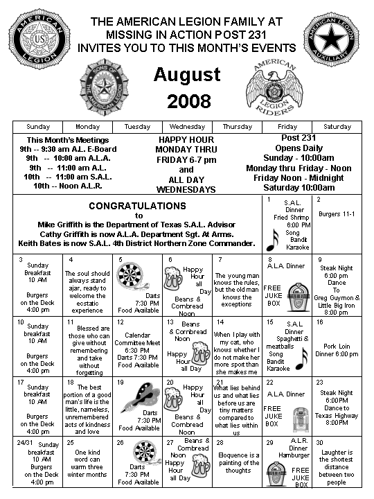 calendar