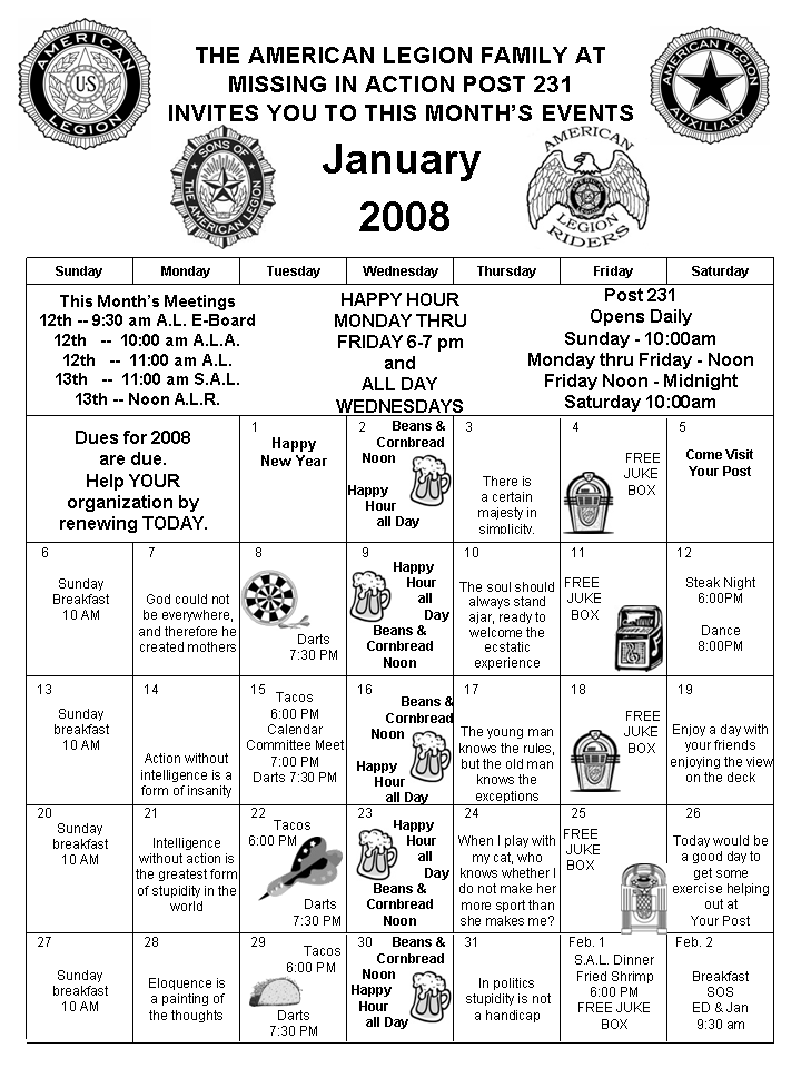 calendar